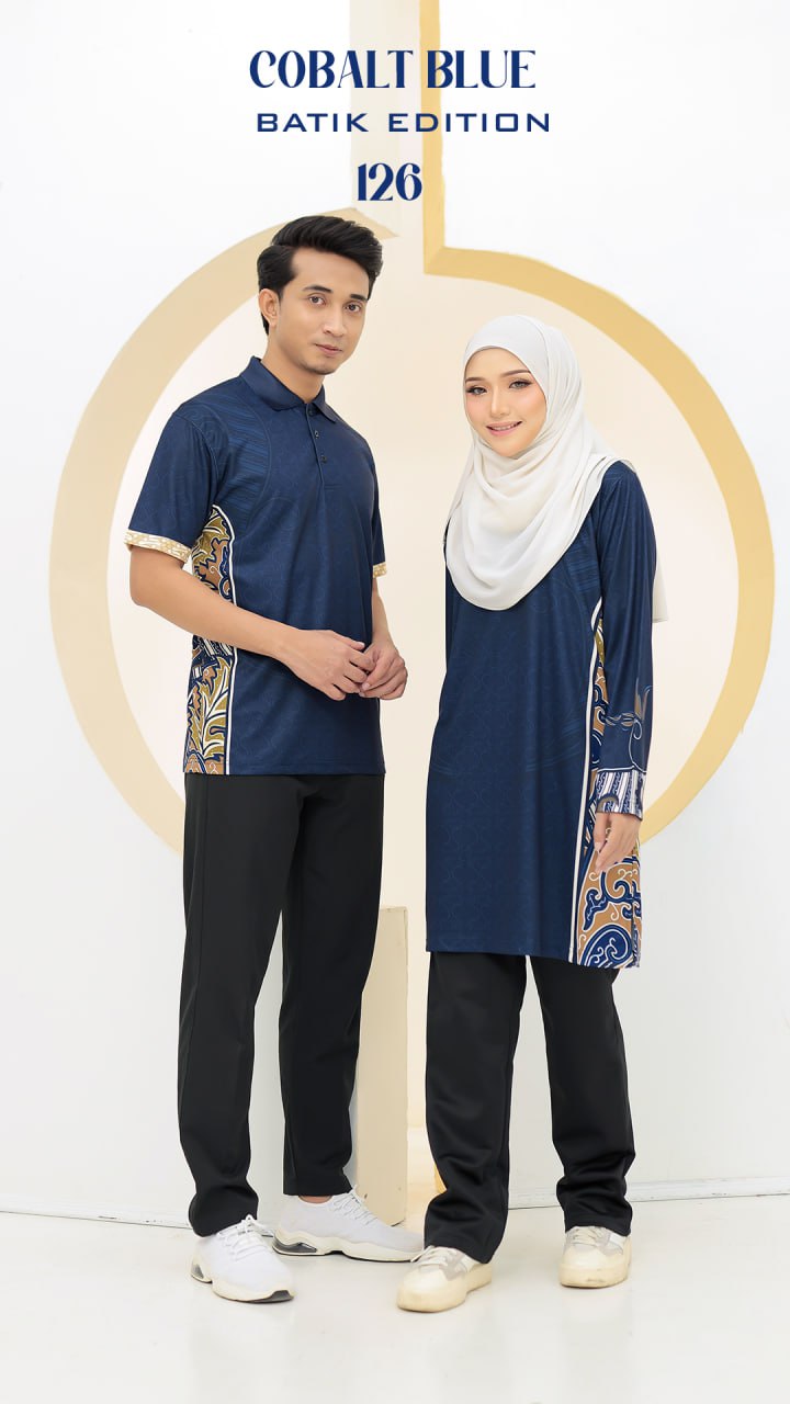 BATIK MADURA 126 - COBALT BLUE