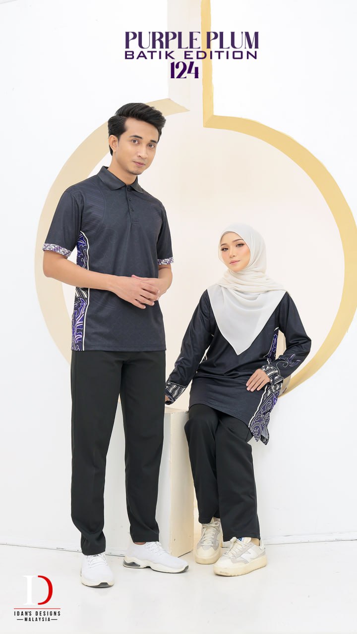 BATIK MADURA 124 - PURPLE PLUM