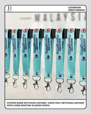 CUSTOM KEYCHAIN LANYARD 2SIDE 10