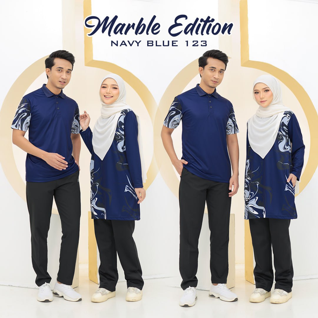 MARBLE NAVY BLUE KIDS - CS123 / MU121