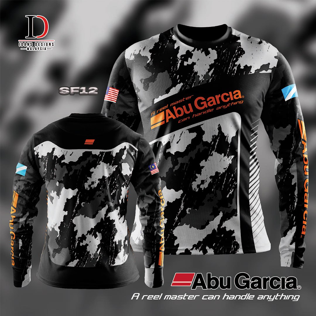 ABU GARCIA GREY BLACK - SF12