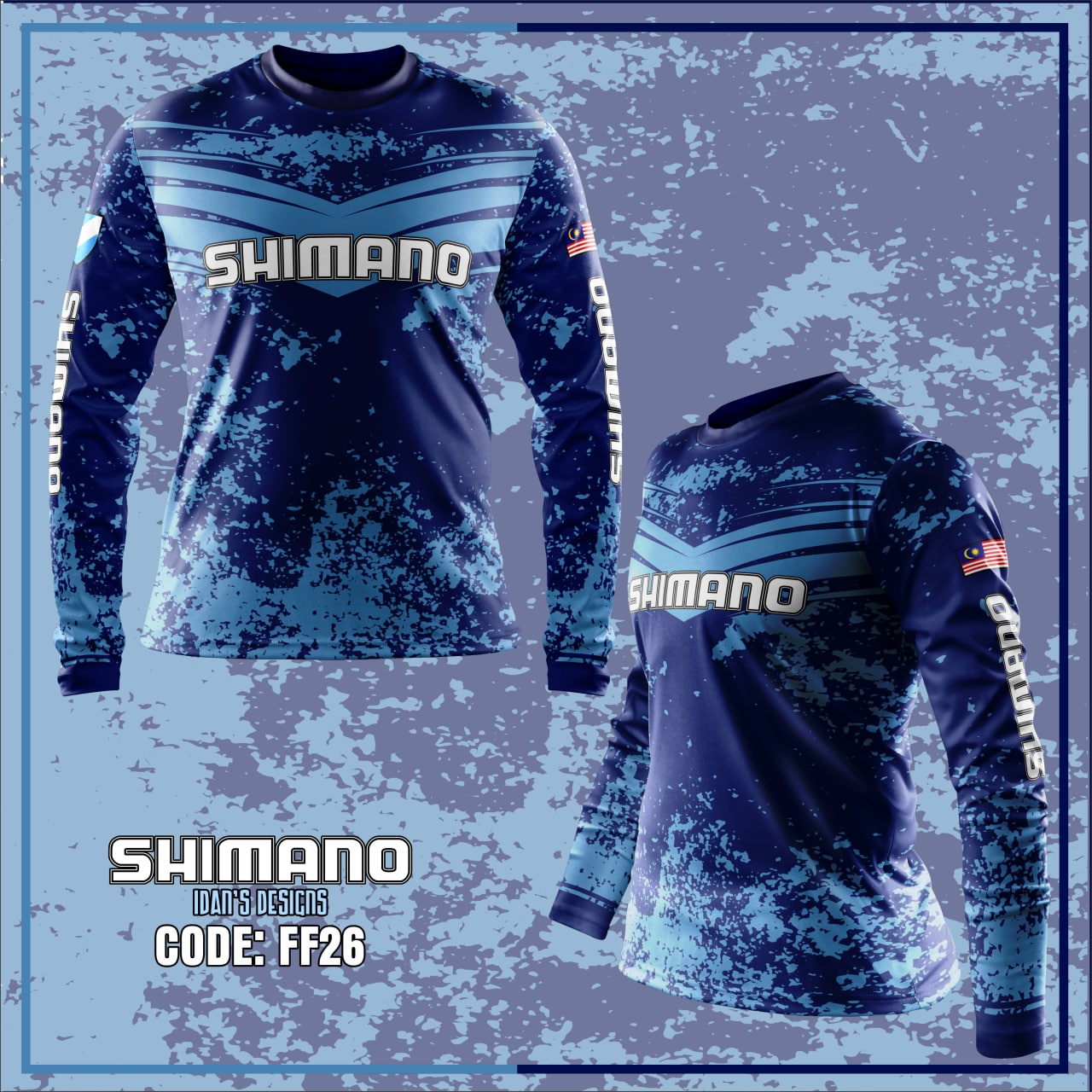 SHIMANO SOFT BLUE  -  FF26