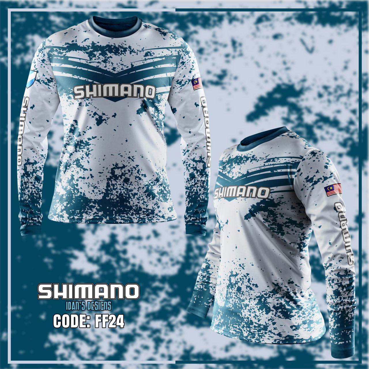 SHIMANO WHITE BLUE - FF24