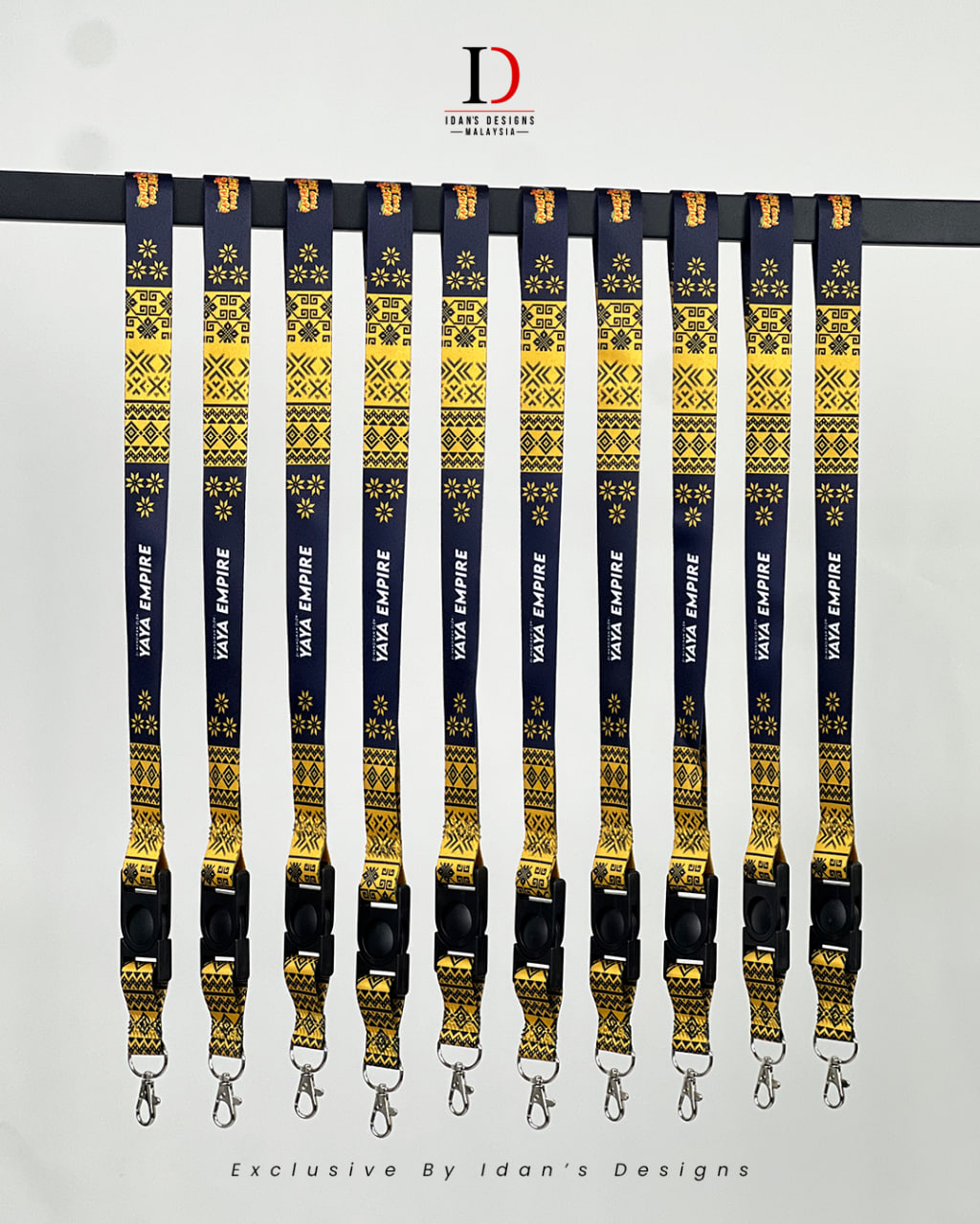 FANTASTIC FOOD FESTIVAL CUSTOM LANYARD 2SIDE HOOK AND BUCKLE -1
