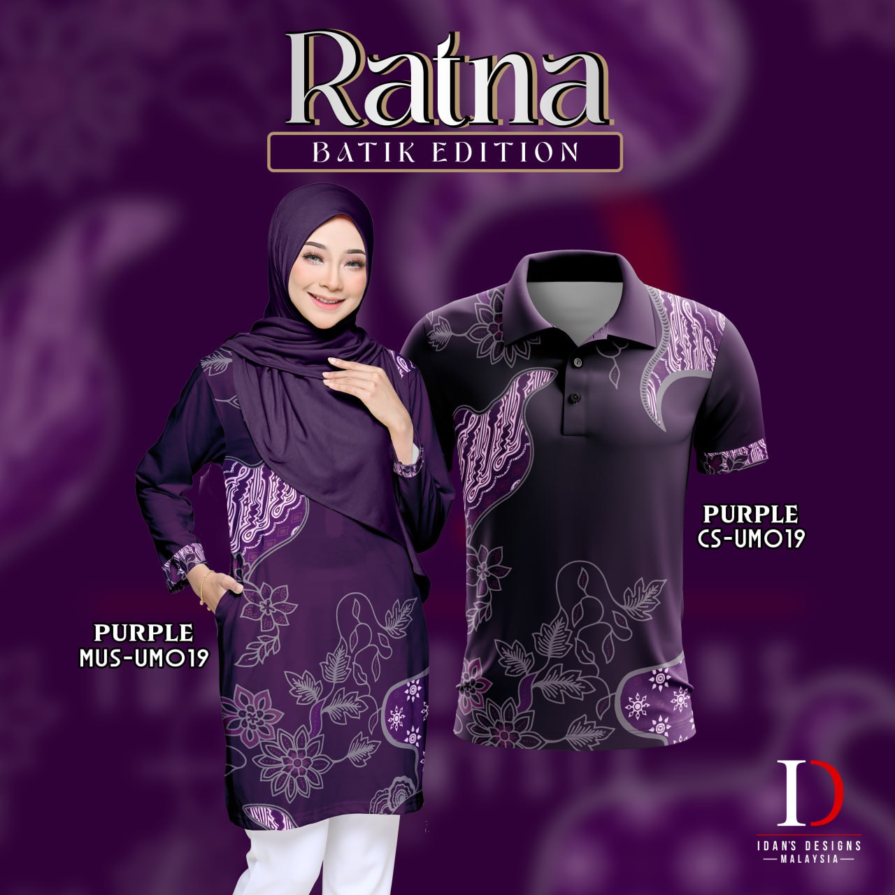BATIK RATNA PURPLE - UM019