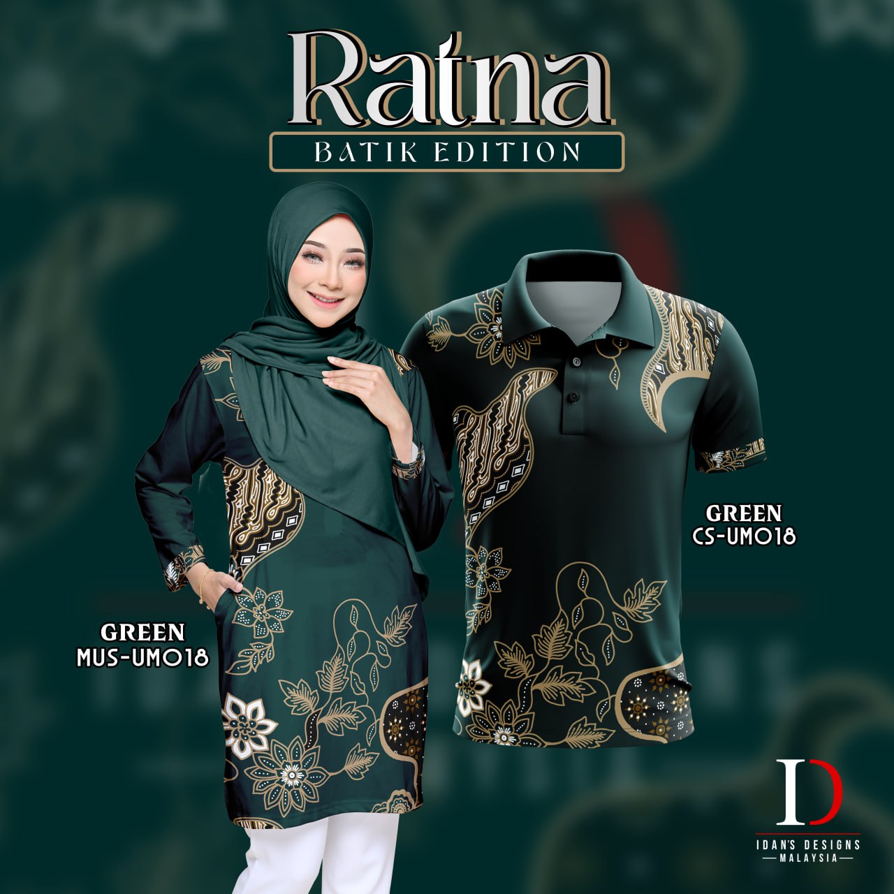BATIK RATNA GREEN - UM018