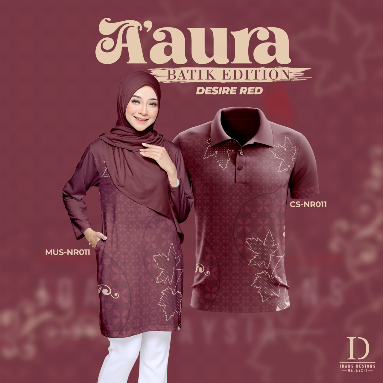 BATIK A'AURA DESIRE RED - NR011