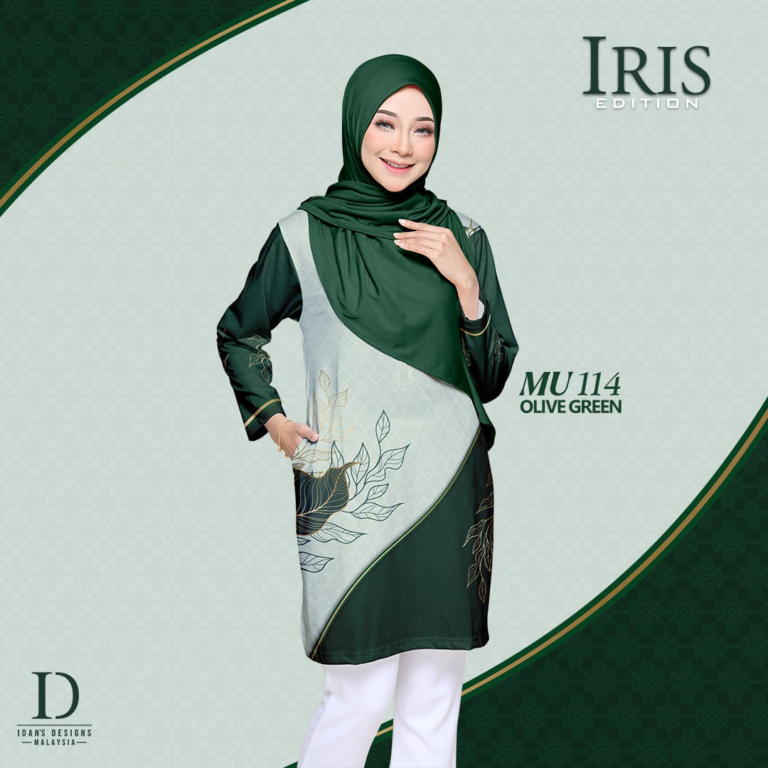 IRIS MU114 - OLIVE GREEN