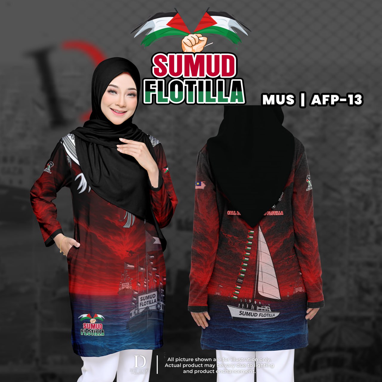 PALESTINE SUMUD KIDS MUSLIMAH AFP13