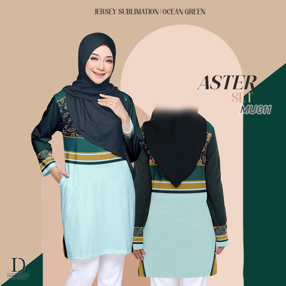 ASTER MU011 KIDS - OCEAN GREEN