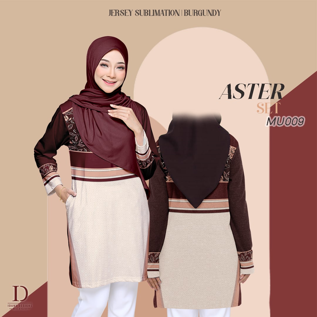 ASTER MU009 - BURGUNDY