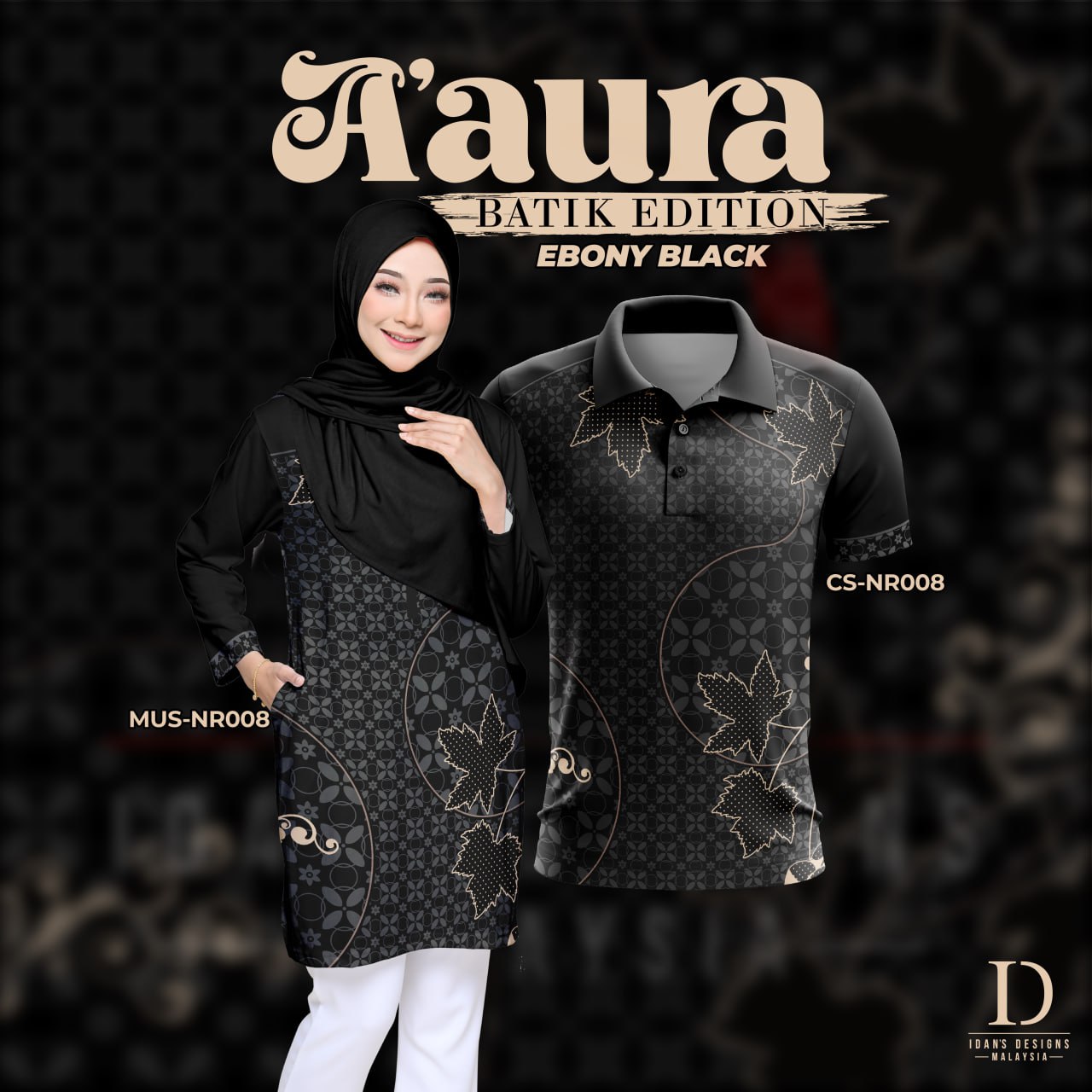BATIK A'AURA EBONY BLACK - NR008