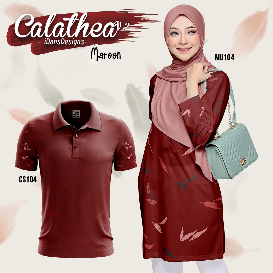 CALATHEA V.2 (KIDS) - MAROON