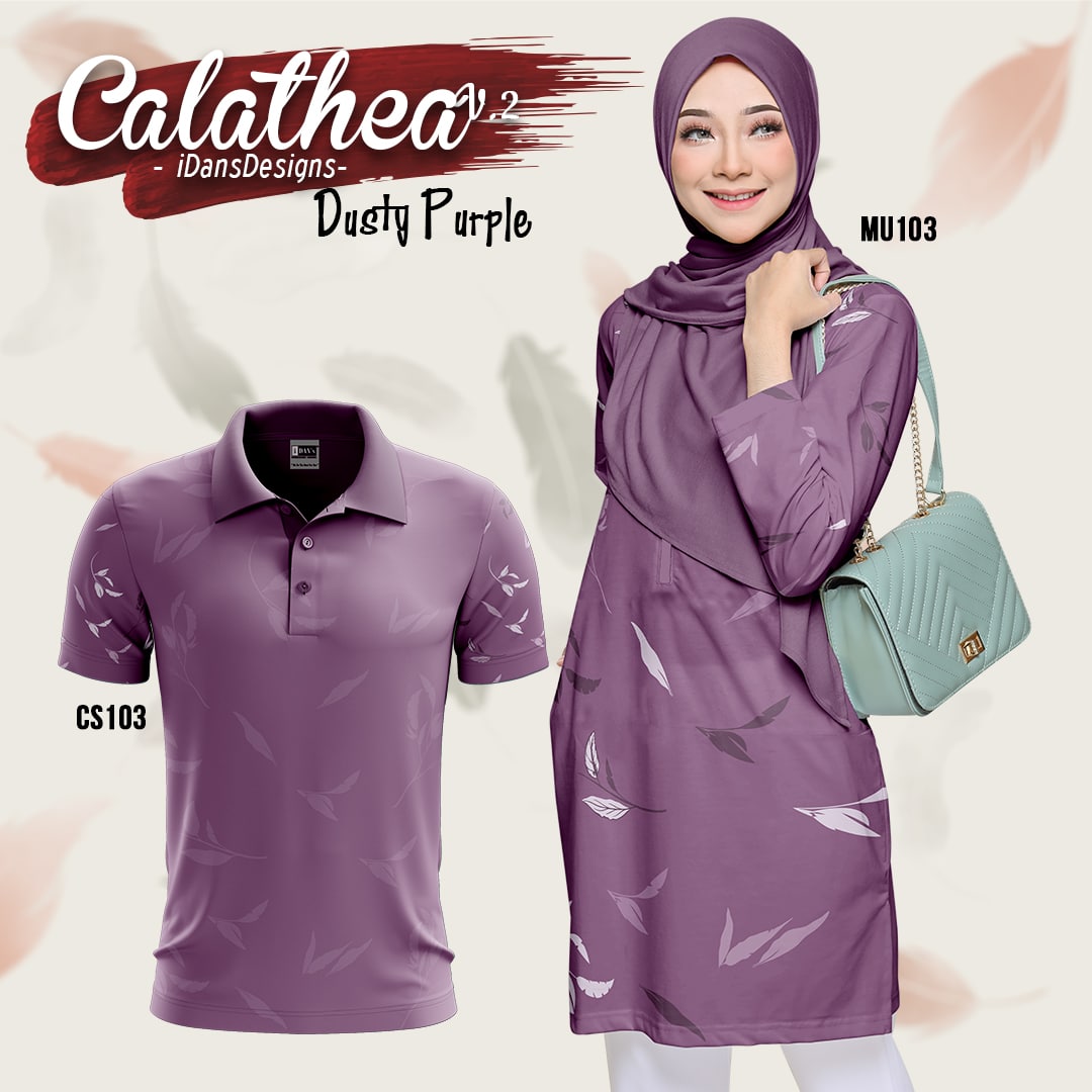CALATHEA V.2 (KIDS) - DUSTY PURPLE