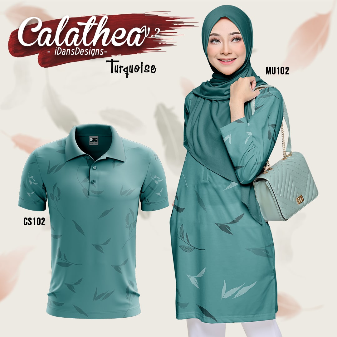 CALATHEA V.2 (KIDS) - TURQUOISE