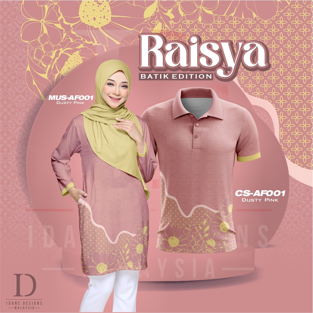 BATIK EDITION RAISYA DUSTY PINK - CS-AF001