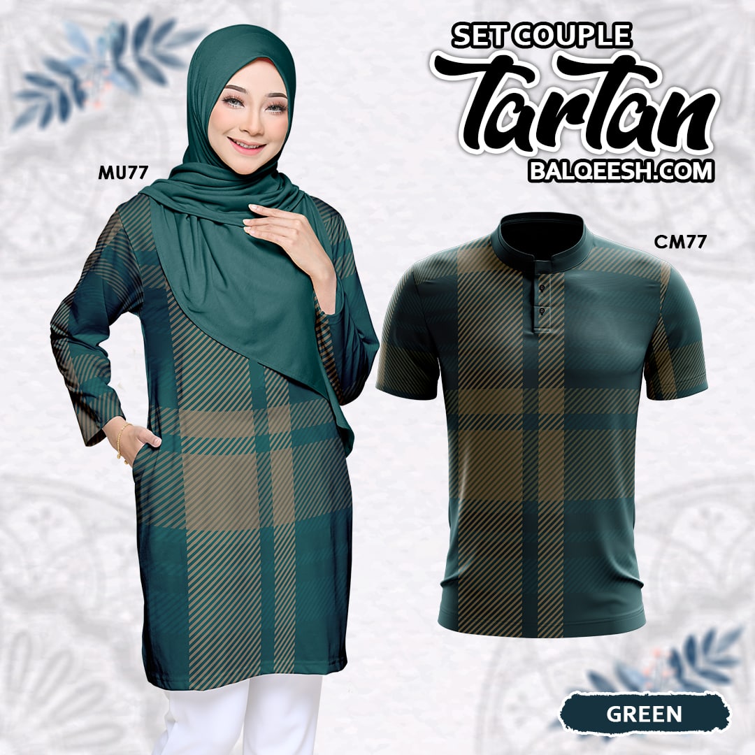 TARTAN GREEN (KIDS) - CM77 / MU77