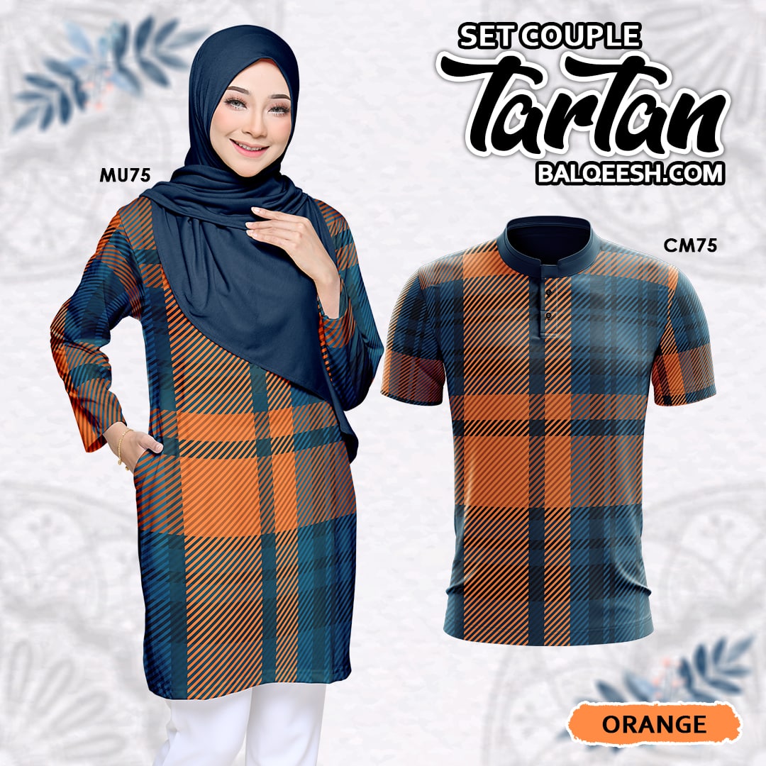 TARTAN ORANGE - CM75 / MU75