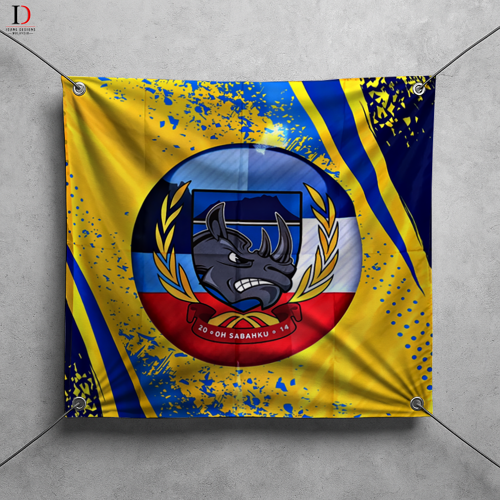 SQUARE FLAG 4x4 - SABAH