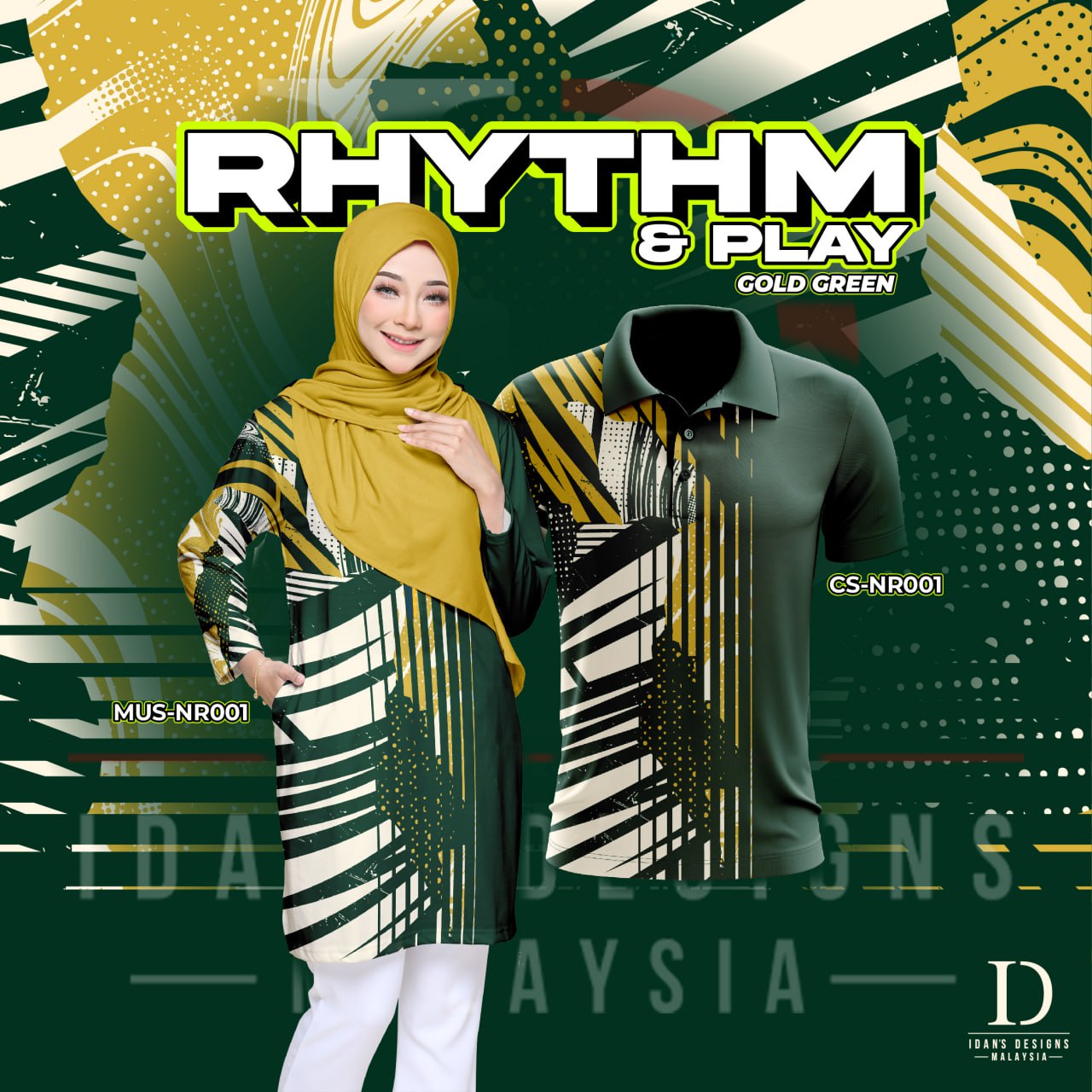 ABSTRACT EDITION 2024_RHYTHM & PLAY GOLD GREEN - NR001