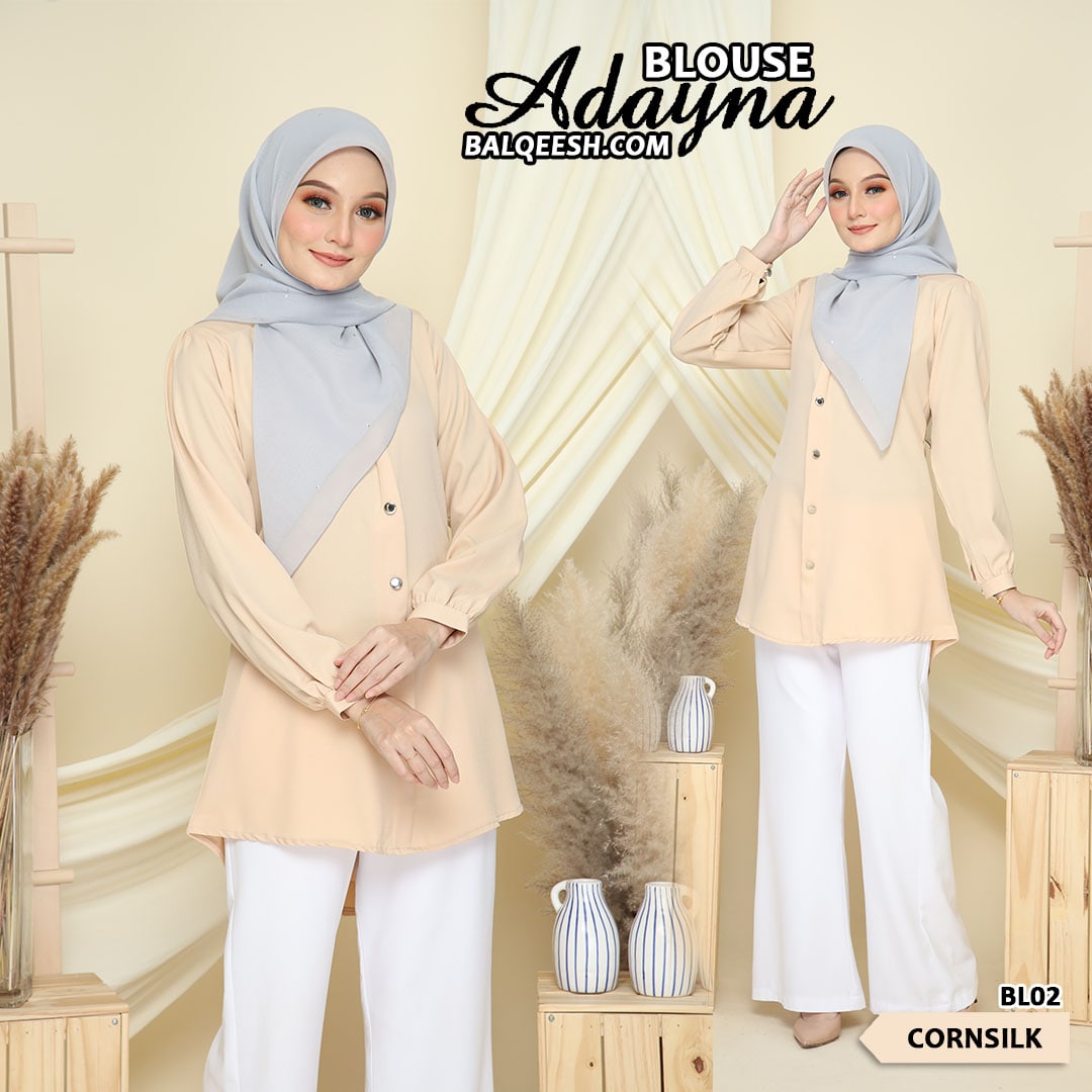 BLOUSE ADAYNA  CORNSILK - BL02