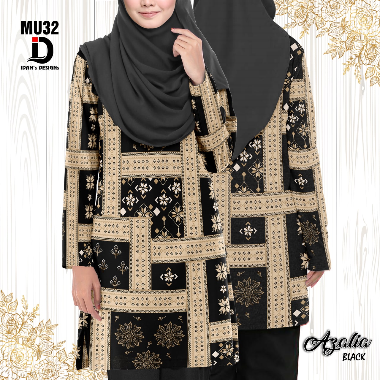 AZALIA BLACK - MU32