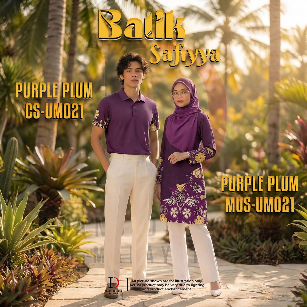 BATIK SAFIYYA PURPLE PLUM - UM021