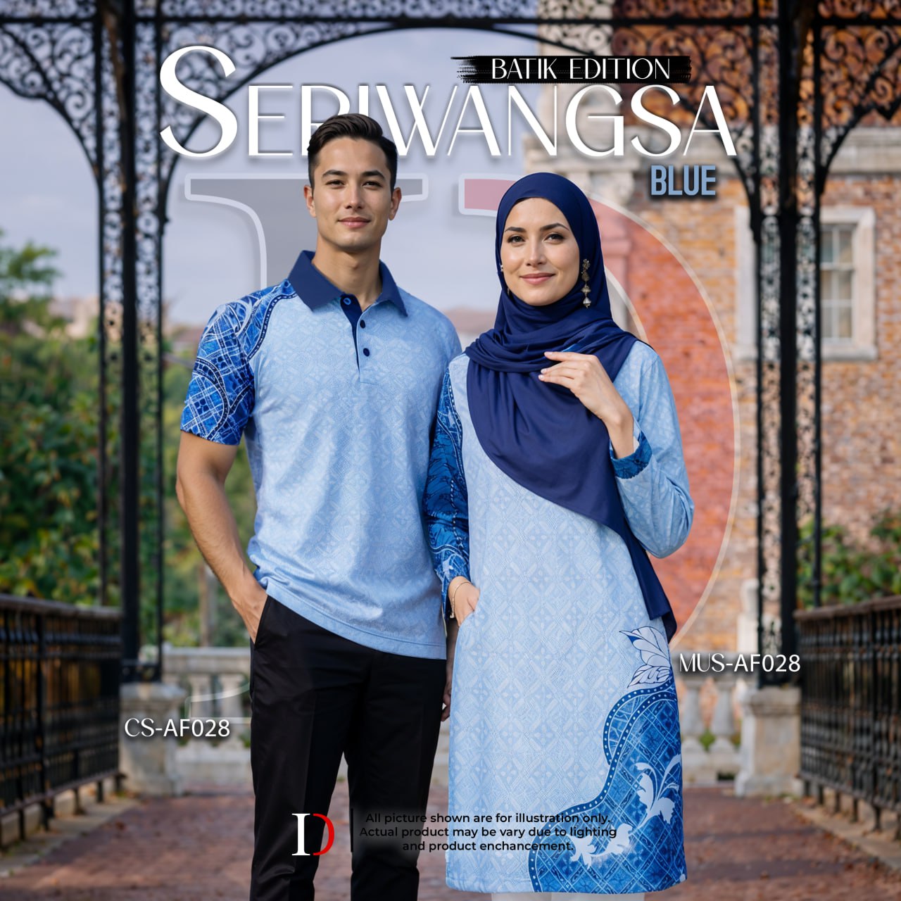 BATIK SERIWANGSA BLUE - AF028