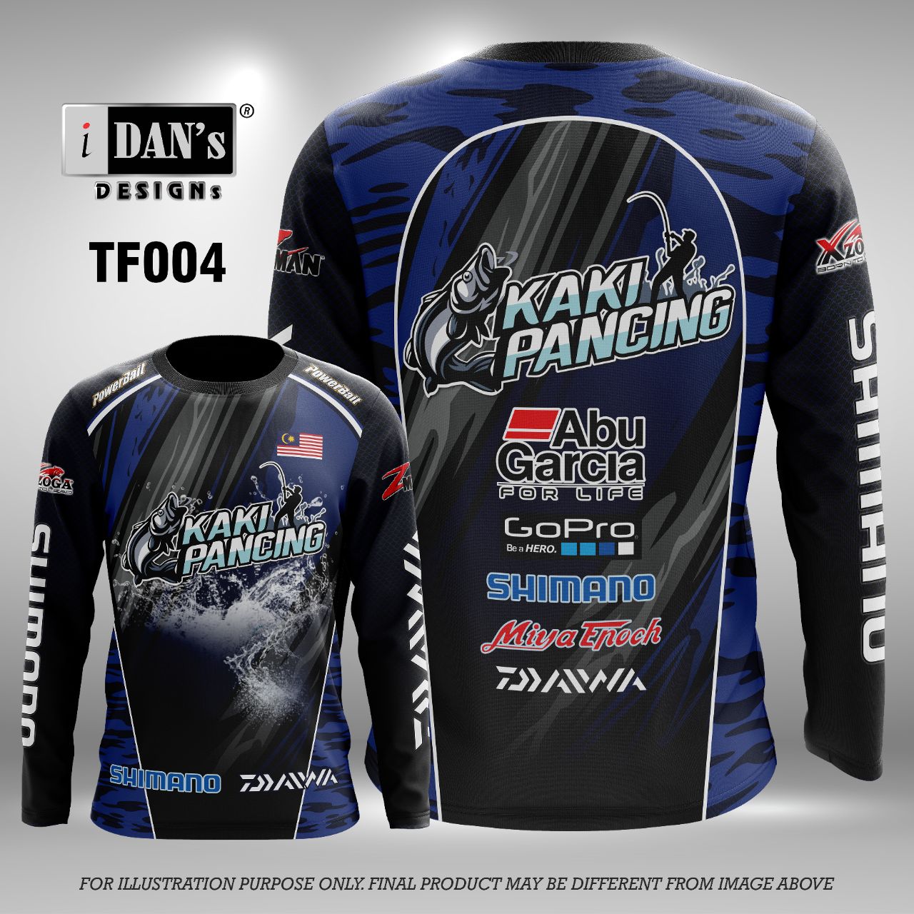 FISHING  (DARK BLUE) - TF004