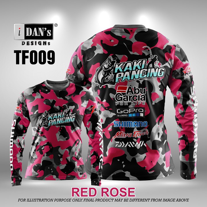 FISHING RED ROSE - TF009