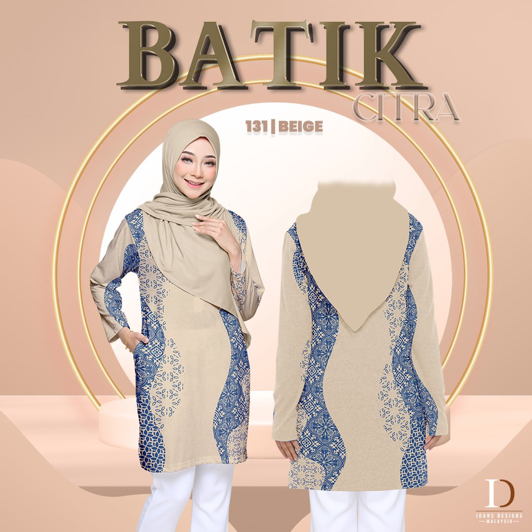 BATIK CITRA BEIGE - 131 MUSLIMAH