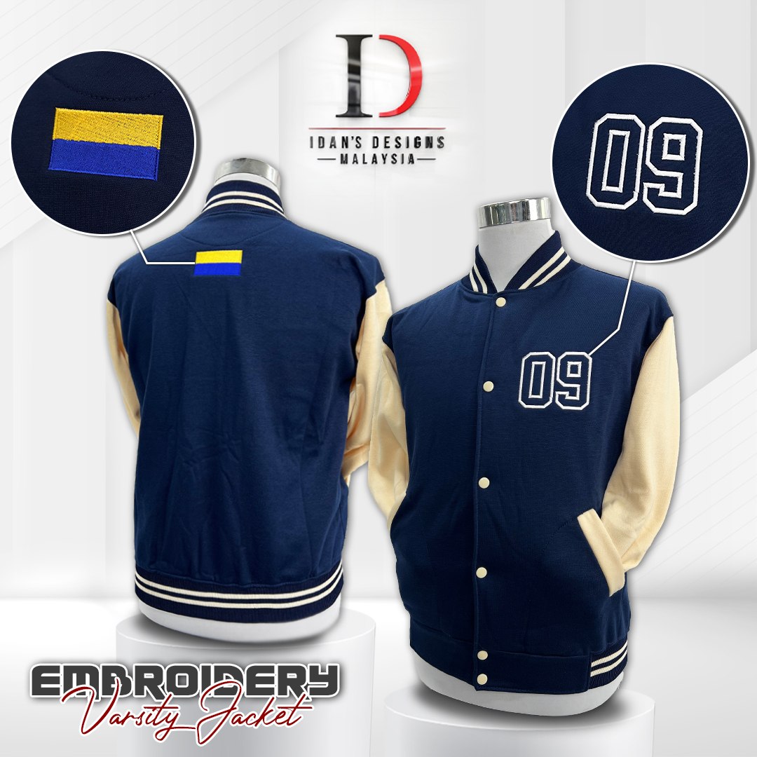 EMBROIDERY VARSITY JACKET