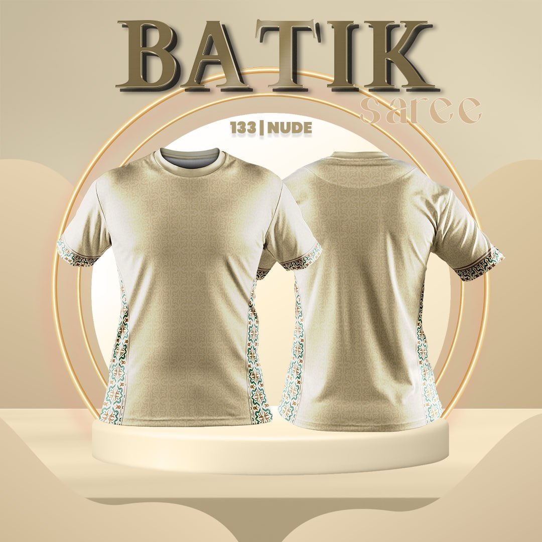 BATIK SAREE NUDE - 133 KIDS