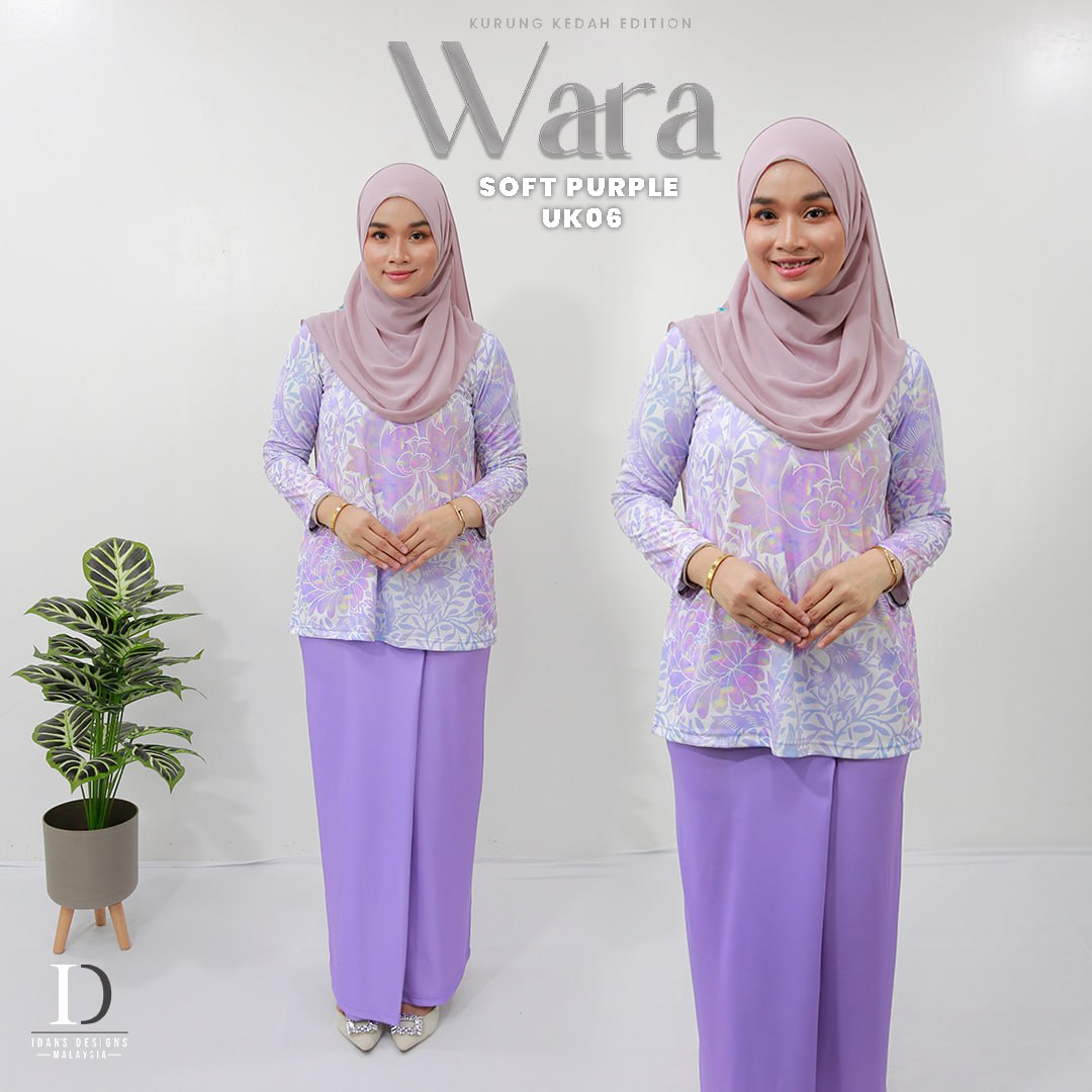 KURUNG KEDAH MALIKA UK06 - SOFT PURLE