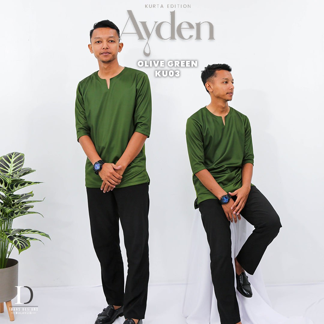 KURTA AYDEN KU03 - OLIVE GREEN