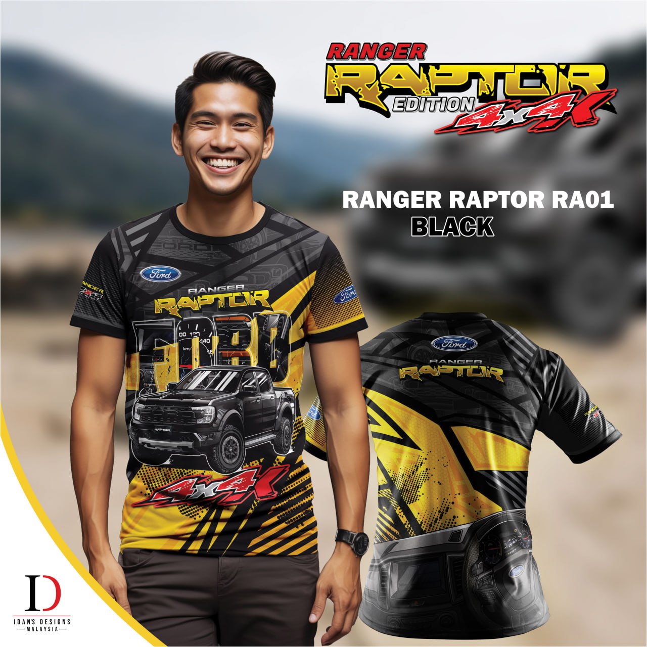 RANGER RAPTOR RA01 - BLACK