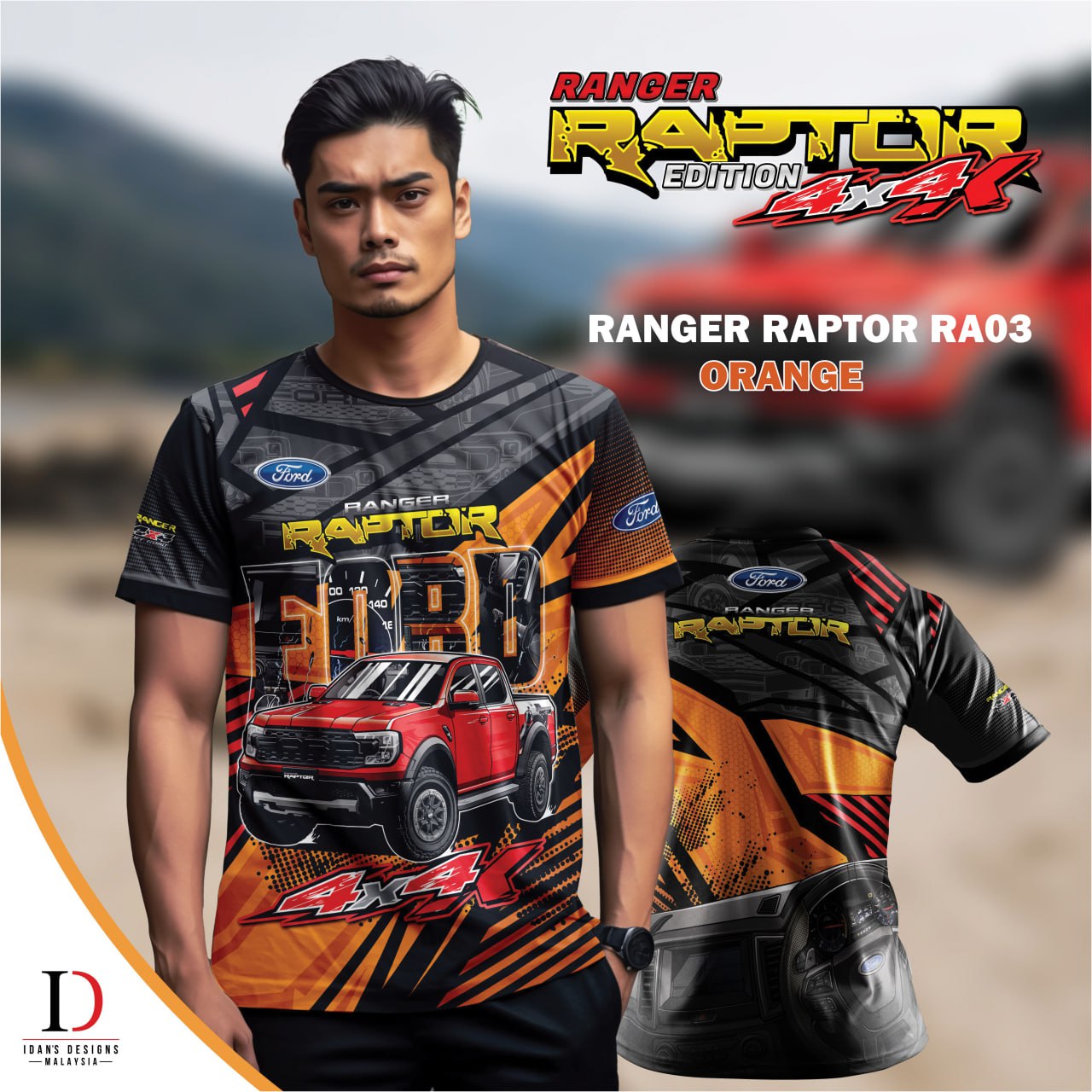 RANGER RAPTOR RA03 - ORANGE