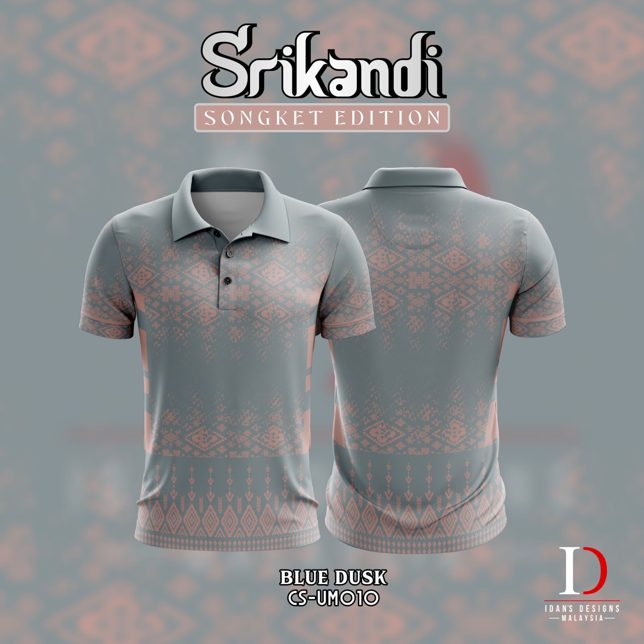 SONGKET SRIKANDI BLUE DUSK - UM010